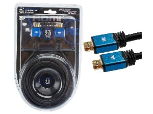 Cabo Hdmi 2.0  4k Ultra Hd 3d 19 Pinos   5 Metros  - Chip Sce