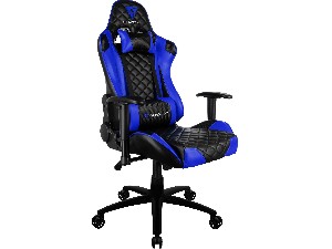 Cadeira Gamer Profissional TGC12 Preta/Azul THUNDERX3