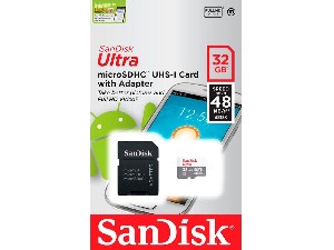 MEMORIA SANDISK MICRO SD  2X1 ULTRA  CLASSE 10  8GB / 16GB / 32GB / 64GB / 128GB 