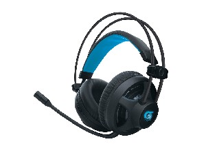 Headset Gamer Fortrek com LED Azul, P2, Preto - H2