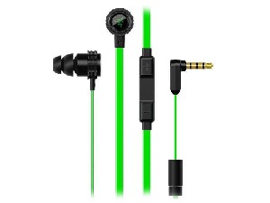 Fone de Ouvido Razer Hammerhead Pro V2 3.5mm c/ Microfone e Drive de 10mm - Preto/Verde