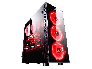 Gabinete Redragon SIDESWIPE com Lateral em Vidro RGB GC-601