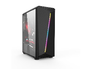 Gabinete Gamer Liketec Lighting RGB(1xFAN RGB/USB3.0/Lateral Vidro/FITA LED RGB)