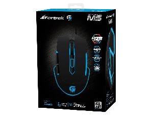 Mouse Gamer Fortrek 4800DPI, RGB, M5