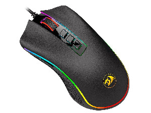 Mouse Gamer Redragon Cobra, Chroma RGB, 10000DPI, 7 Botões Programáveis, Preto - M711