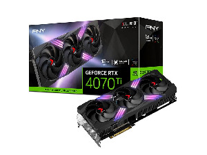 Placa de Vídeo RTX 4070 Ti XLR8 Gaming Verto Epic PNY NVIDIA GeForce, 12GB GDDR6X, RGB, DLSS 3, Ray Tracing