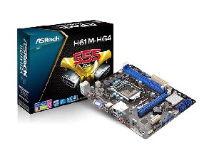 PLACA MAE ASROCK H61M-HG4, LGA 1155, INTEL H61