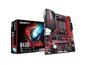 Placa-Mãe Gigabyte B450M Gaming, AMD AM4, mATX, DDR4