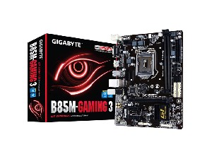 Placa-Mãe GIGABYTE p/ Intel LGA 1150 mATX GA-B85M-GAMING 3, DDR3, HDMI 4K, VGA, HD Audio, SATA 6Gb/s, USB 3.0