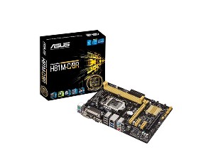 Placa-Mãe ASUS p/ Intel LGA 1150 mATX H81M-C/BR,  USB3.0